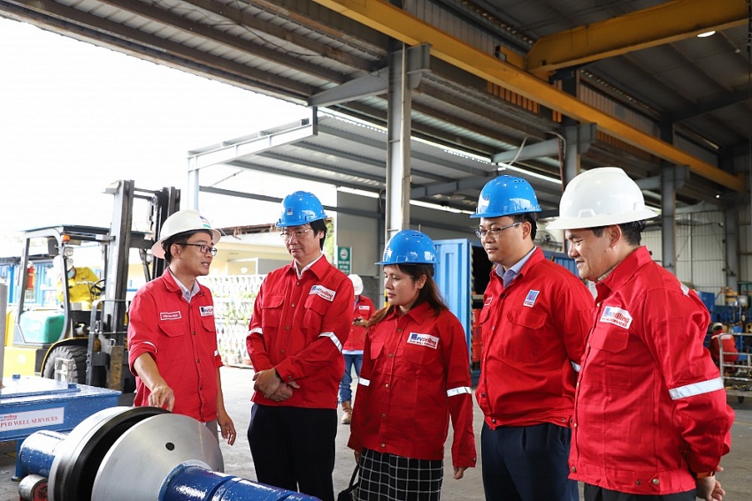 Lãnh đạo Công đoàn Dầu khí Việt Nam tham quan thực tế các sáng kiến của PV Drilling