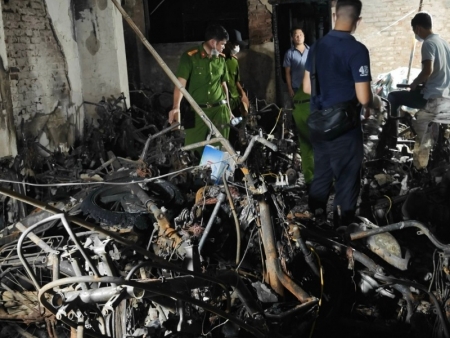 Xác định nguyên nhân vụ cháy chung cư mini ở Khương Hạ