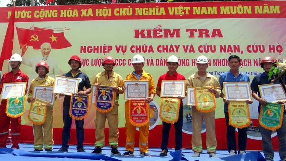 Công ty Vận chuyển Khí Đông Nam Bộ đạt giải Nhất Hội thao Nghiệp vụ chữa cháy và cứu nạn cứu hộ Đồng Nai