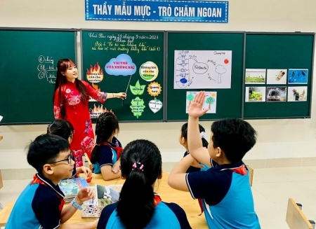 Quận Ba Đình (Hà Nội): Học sinh lớp 4 được trải nghiệm môn STEM từ năm học 2023-2024