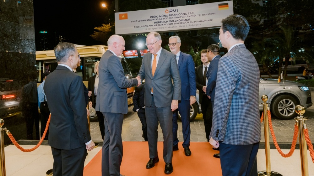 Phái đoàn Bang Lower Saxony đến thăm và làm việc tại PVI: Kết nối cơ hội mới trong hợp tác Việt-Đức