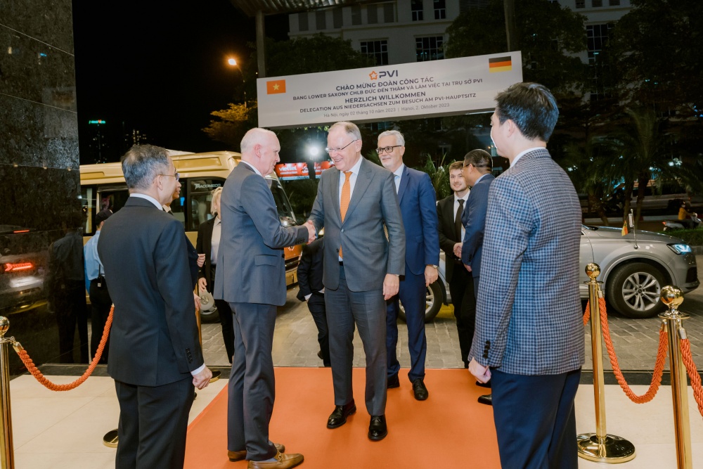Phái đoàn Bang Lower Saxony đến thăm và làm việc tại PVI: Kết nối cơ hội mới trong hợp tác Việt-Đức