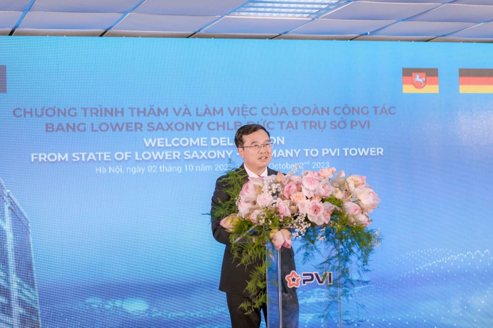Phái đoàn Bang Lower Saxony đến thăm và làm việc tại PVI: Kết nối cơ hội mới trong hợp tác Việt-Đức