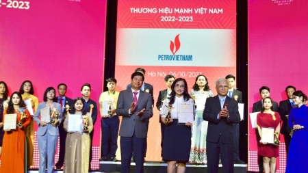 Petrovietnam được vinh danh Top 10 Thương hiệu mạnh Việt Nam