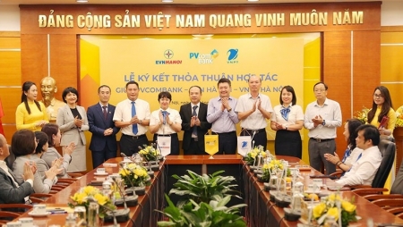 PVcomBank, EVNHANOI và VNPT Hà Nội hợp tác nâng cao chất lượng chuyển đổi số