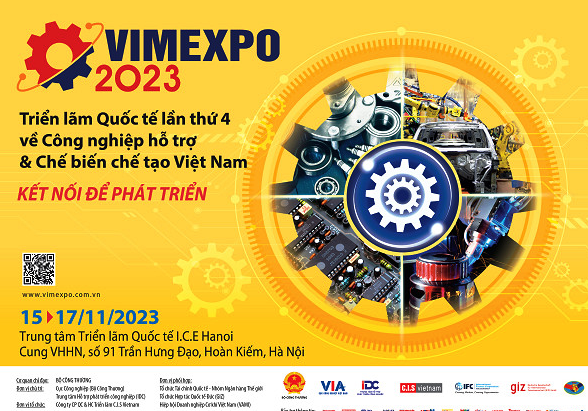 VIMEXPO 2023: Gia tăng cơ hội cho các doanh nghiệp trong lĩnh vực công nghiệp hỗ trợ