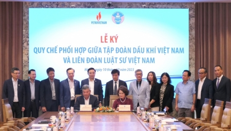 Petrovietnam ký kết Quy chế phối hợp với Liên đoàn Luật sư Việt Nam