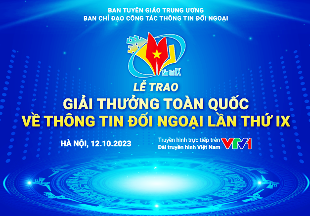 Trao Giải thưởng toàn quốc về thông tin đối ngoại lần thứ IX