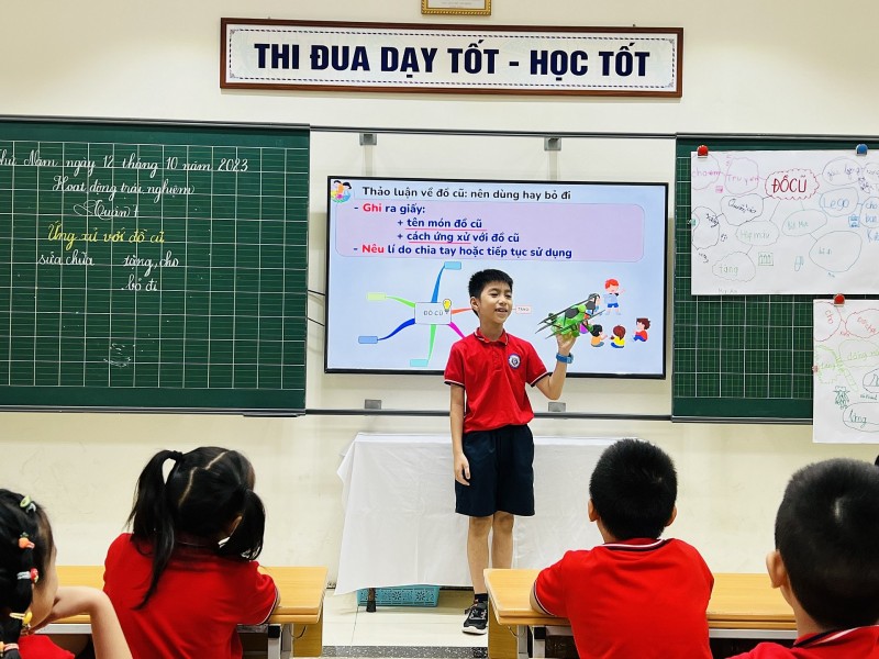 Hà Nội: Học sinh thích thú sáng tạo với môn Tiếng Việt dạy theo phương pháp mới