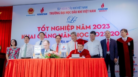 Trường Đại học Dầu khí Việt Nam ký kết thỏa thuận tác với Zarubezhneft EP Viet Nam và BSR