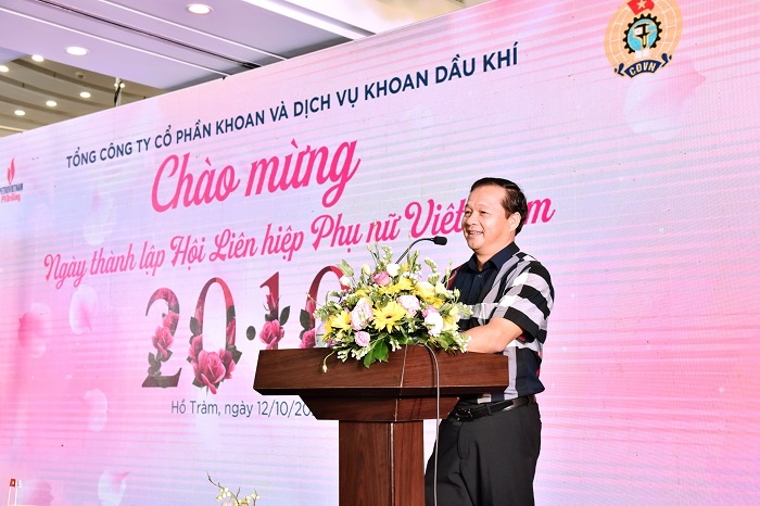 Chủ tịch HĐQT Mai Thế Toàn chúc mừng nữ CBCNV PV Drilling nhân Ngày Phụ nữ Việt Nam 20.10.