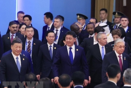 Chủ tịch nước Võ Văn Thưởng dự lễ khai mạc BRF lần thứ ba tại Bắc Kinh, Trung Quốc