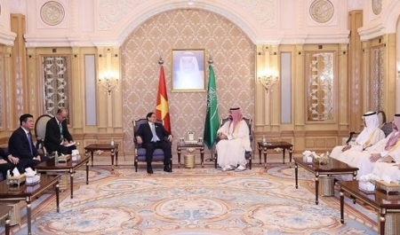 Thủ tướng Chính phủ Phạm Minh Chính hội đàm  với Hoàng Thái tử, Thủ tướng Ả Rập Xê-út