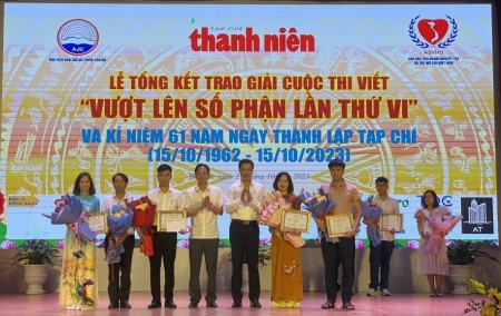 Tạp chí Thanh niên phối hợp tổ chức Lễ trao giải Cuộc thi "Vượt lên số phận" lần thứ VI