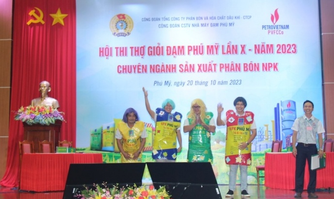 Sôi nổi Hội thi thợ giỏi Đạm Phú Mỹ lần X - năm 2023