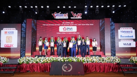 Bảo hiểm PVI - doanh nghiệp Bảo hiểm phi nhân thọ duy nhất lần thứ 3 liên tiếp xuất sắc lọt Top 50 doanh nghiệp lợi nhuận tốt nhất Việt Nam