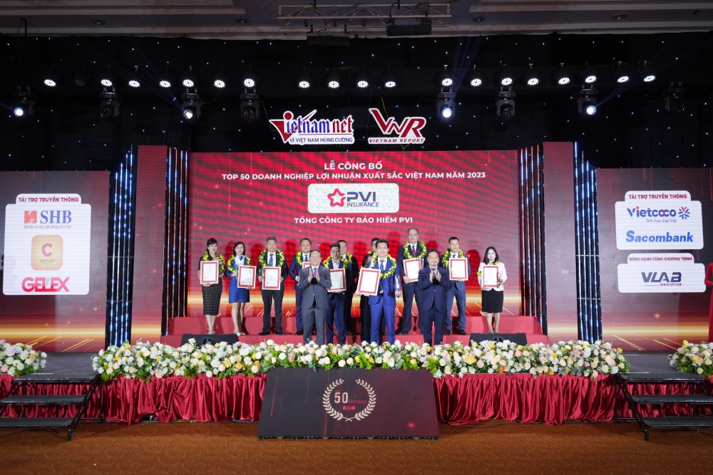 Bảo hiểm PVI - doanh nghiệp Bảo hiểm phi nhân thọ duy nhất lần thứ 3 liên tiếp xuất sắc lọt Top 50 doanh nghiệp lợi nhuận tốt nhất Việt Nam
