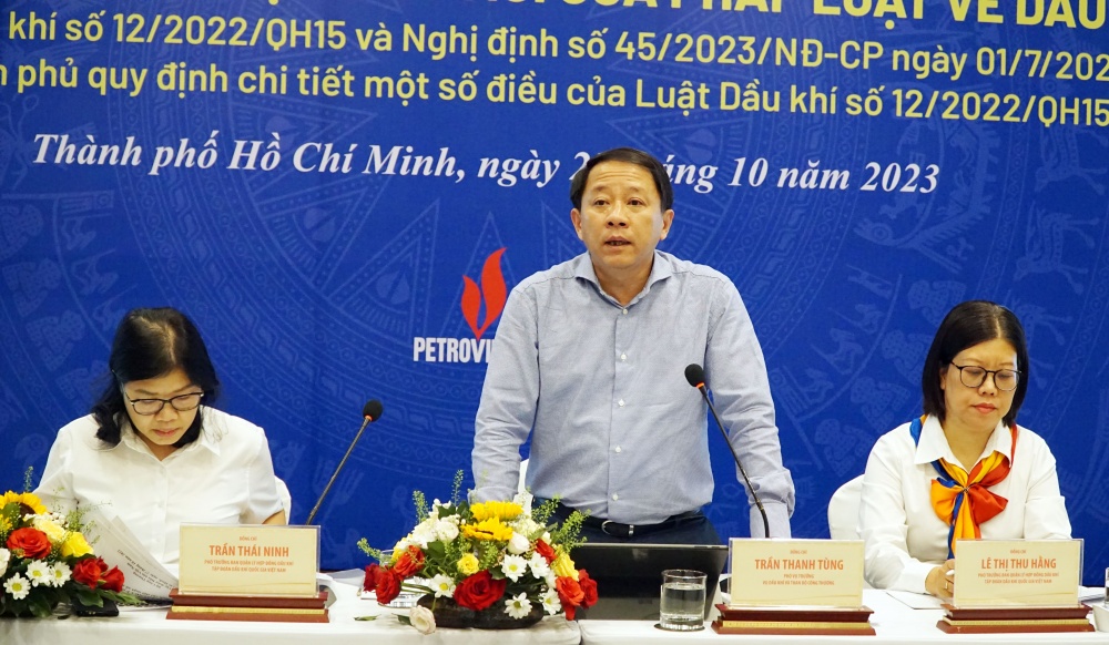 ông Trần Thanh Tùng – Phó Vụ trưởng Vụ Dầu khí và Than Bộ Công Thương 