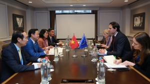 Phó Thủ tướng Chính phủ Trần Hồng Hà tiếp xúc song phương tại Bỉ