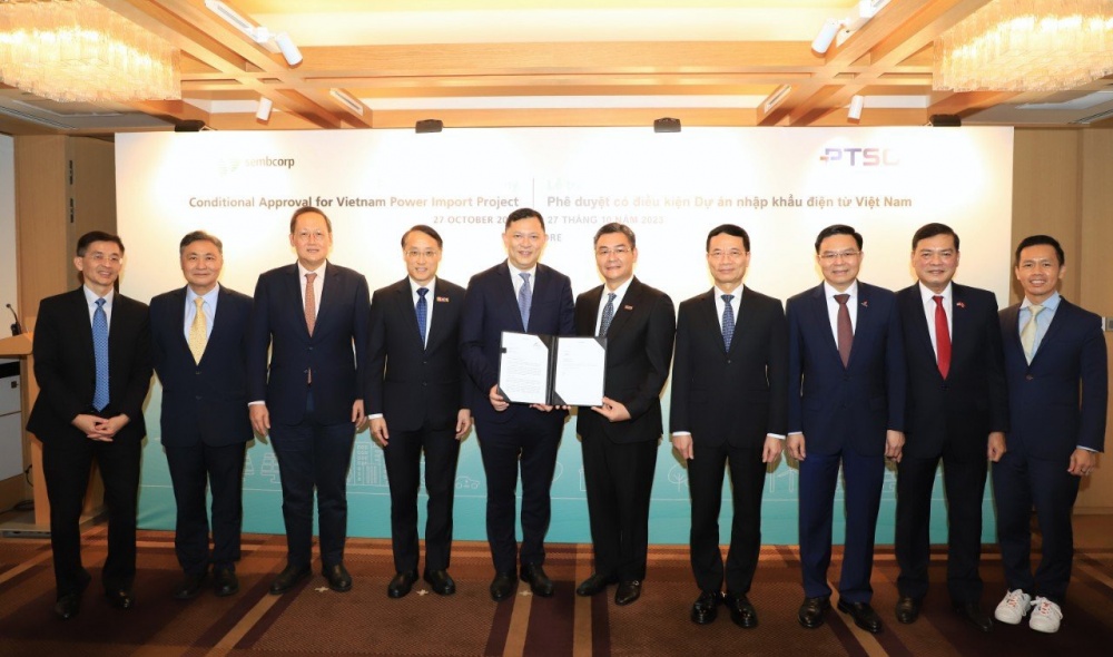 Singapore trao giấy phép nhập khẩu điện có điều kiện cho Dự án nhập khẩu điện từ Việt Nam