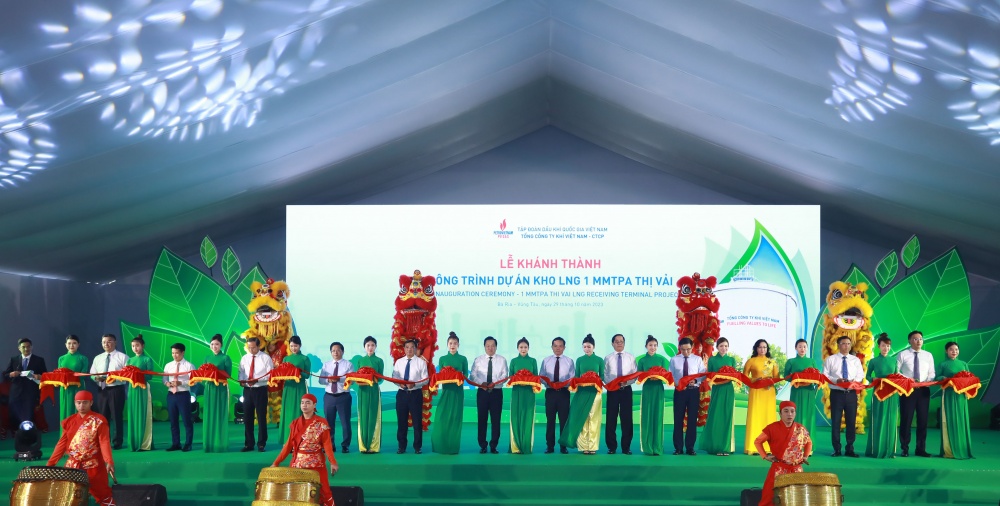 Khánh thành kho cảng LNG lớn nhất tại Việt Nam