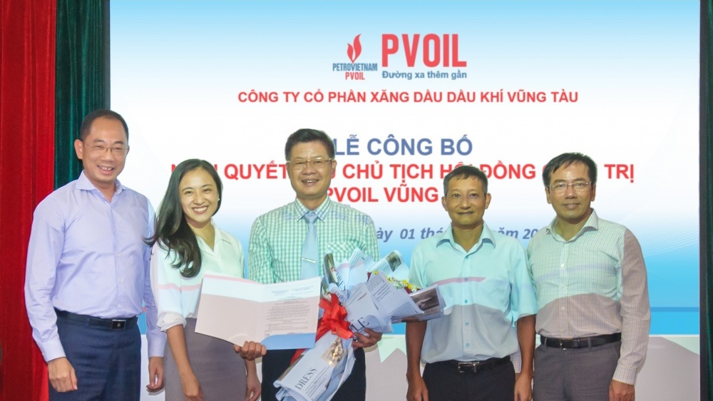Thay đổi Chủ tịch HĐQT PVOIL Vũng Tàu