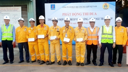 PVCoating phát động thi đua hoàn thành Hợp đồng dịch vụ bọc ống cho dự án Kình Ngư Trắng - Kình Ngư Trắng Nam