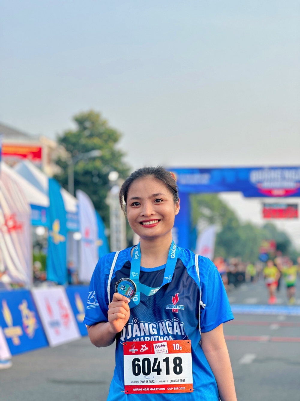 20-BVTU-AB-0001-06: Nữ Runner “tốc độ” Thanh Lộc đoạt giải tại Xuân Dầu khí lần 2, PVcomBank.