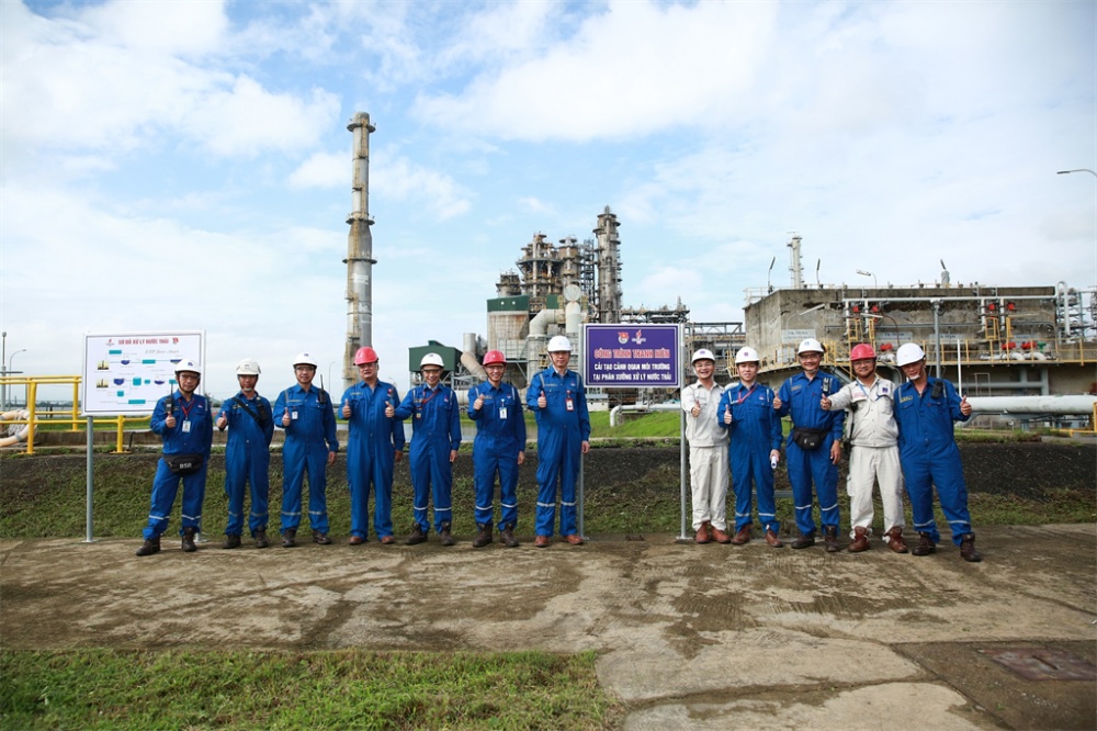 Đoàn Thanh niên BSR triển khai công trình “Cải tạo cảnh quang môi trường tại phân xưởng xử lý nước thải của Nhà máy Lọc dầu Dung Quất”