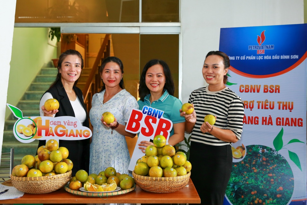 CBCNV BSR chung tay “giải cứu” cam vàng cho bà con Hà Giang