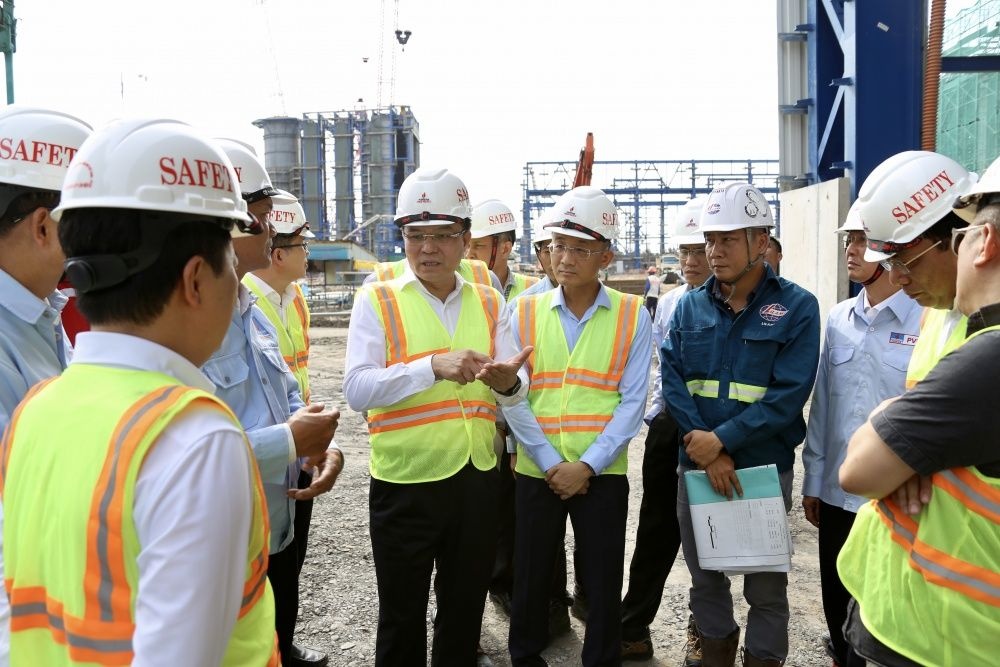 Tổng Giám đốc Lê Mạnh Hùng kiểm tra tiến độ dự án NMĐ Nhơn Trạch 3 và 4