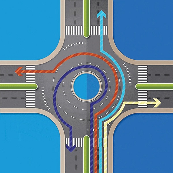 Vòng xuyến - Giải pháp điều tiết giao thông hữu hiệu