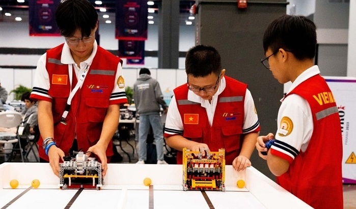Đội tuyển Việt Nam đạt 4 giải lớn tại cuộc thi robot lớn nhất thế giới
