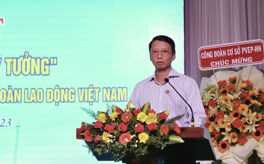 Tổng Giám đốc PVEP Trần Hồng Nam phát biểu Tổng Giám đốc PVEP Trần Hồng Nam phát biểu