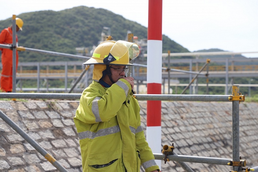 NCSP tổ chức diễn tập phương án phòng cháy chữa cháy và ứng phó sự cố tràn dầu - hóa chất