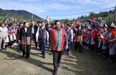 Thủ tướng Phạm Minh Chính dự Ngày hội Đại đoàn kết toàn dân tộc tại Lai Châu