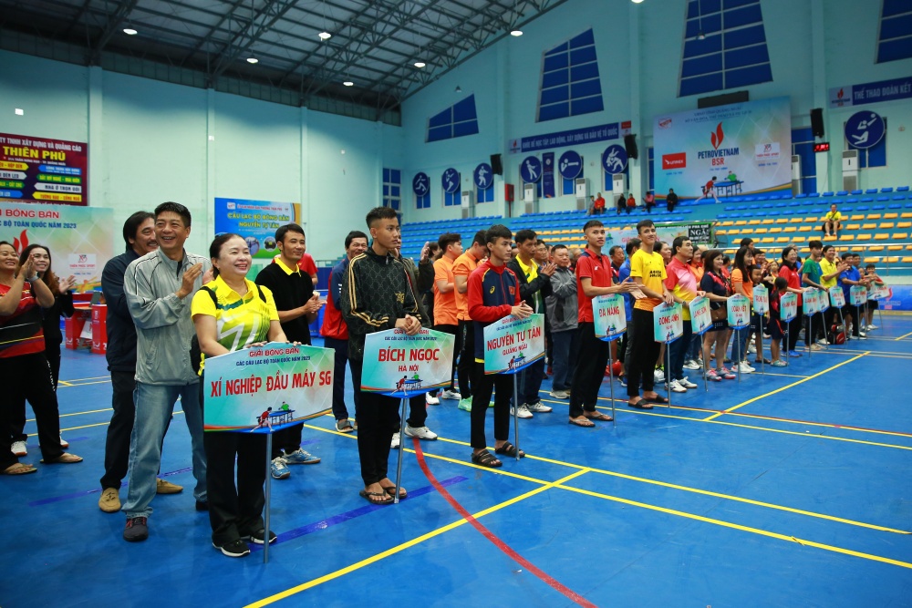 BSR đồng hành cùng Giải Bóng bàn các CLB toàn quốc năm 2023 tại tỉnh Quảng Ngãi