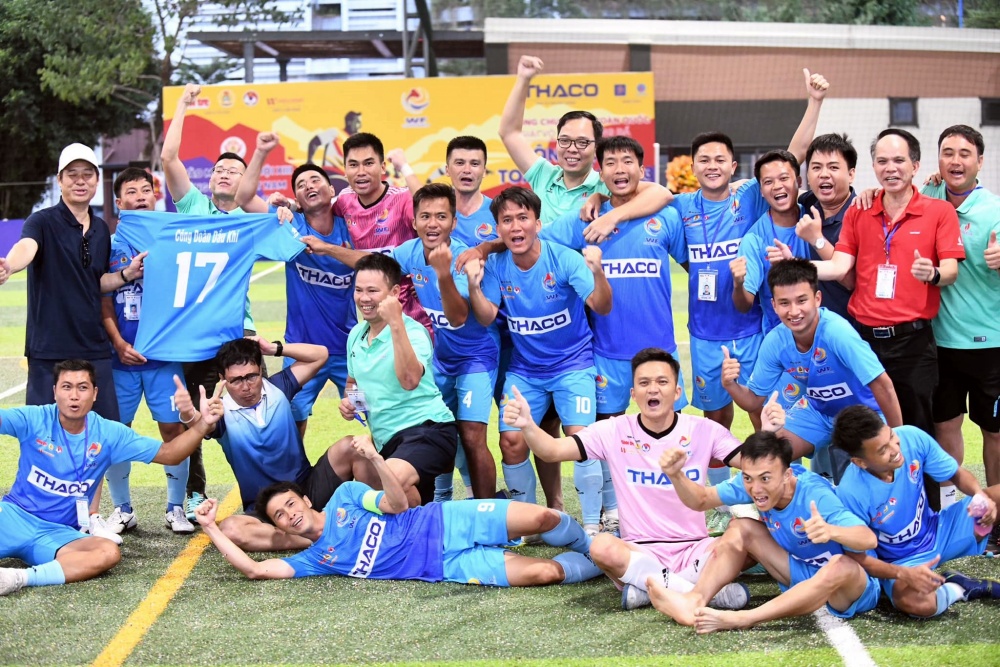 Đội bóng Công đoàn Dầu khí Việt Nam: Sức mạnh từ khối đoàn kết