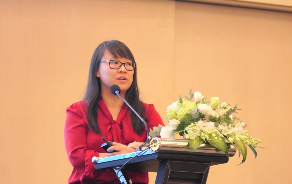 Bà Cao Cẩm Linh - Ủy viên Ban Chấp hành Hiệp hội Doanh nghiệp dịch vụ Logistics Việt Nam