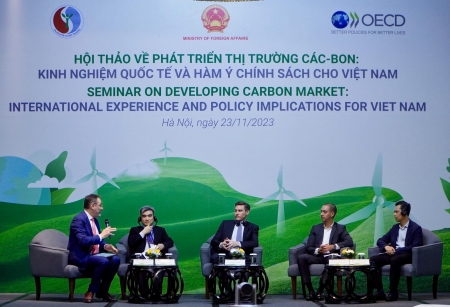 Hội thảo Kinh nghiệm quốc tế về phát triển thị trường carbon và hàm ý chính sách với Việt Nam
