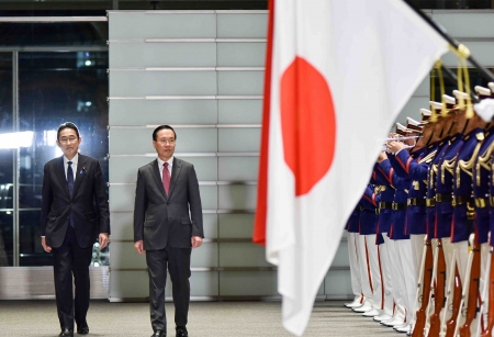 Chủ tịch nước Võ Văn Thưởng hội đàm với Thủ tướng Nhật Bản Kishida Fumio