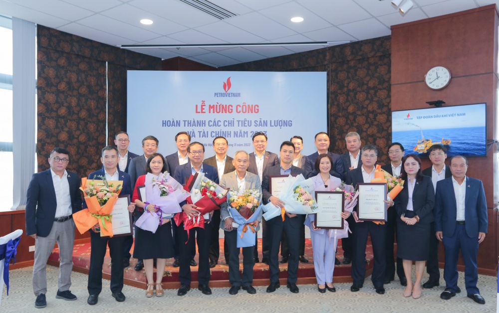 Tập đoàn Dầu khí Việt Nam (Petrovietnam) đã tổ chức Lễ mừng công về đích sớm các chỉ tiêu sản xuất, tài chính quan trọng trong năm 2023.
