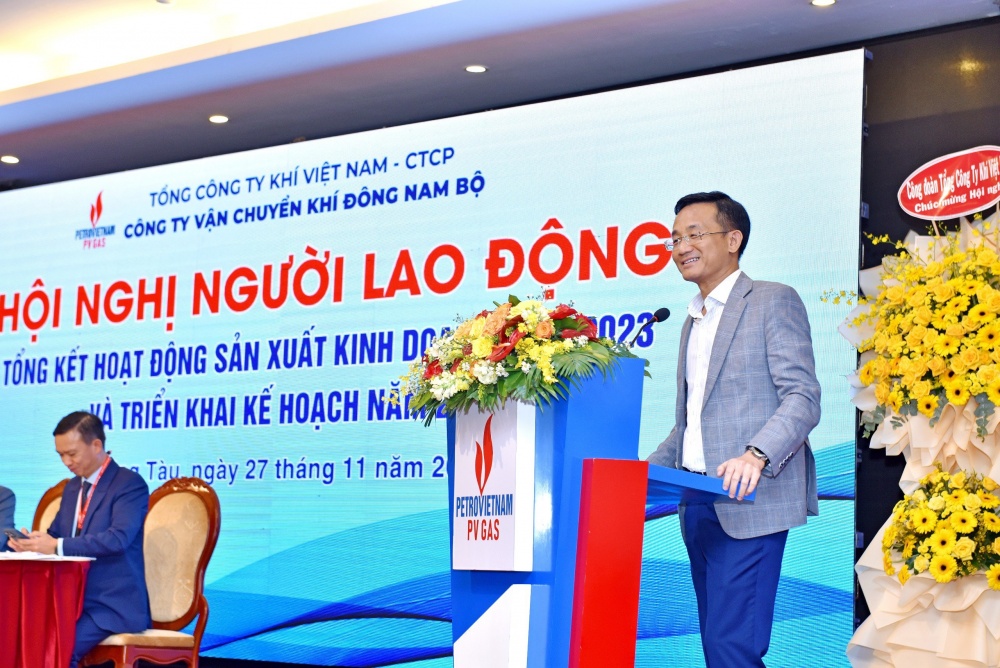 Ông Trần Nhật Huy – Phó Tổng Giám đốc PV GAS chỉ đạo tại Hội nghị.