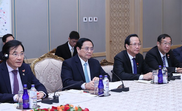 Thủ tướng Chính phủ Phạm Minh Chính hội đàm  với Phó Tổng thống Thổ Nhĩ Kỳ Xép-đét Giưn-mát