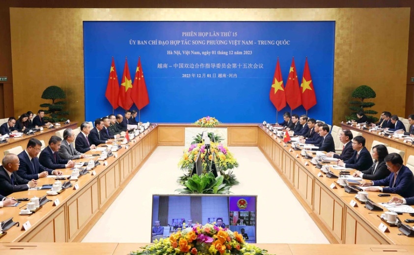 Phiên họp 15 Ủy ban chỉ đạo hợp tác song phương Việt Nam - Trung Quốc