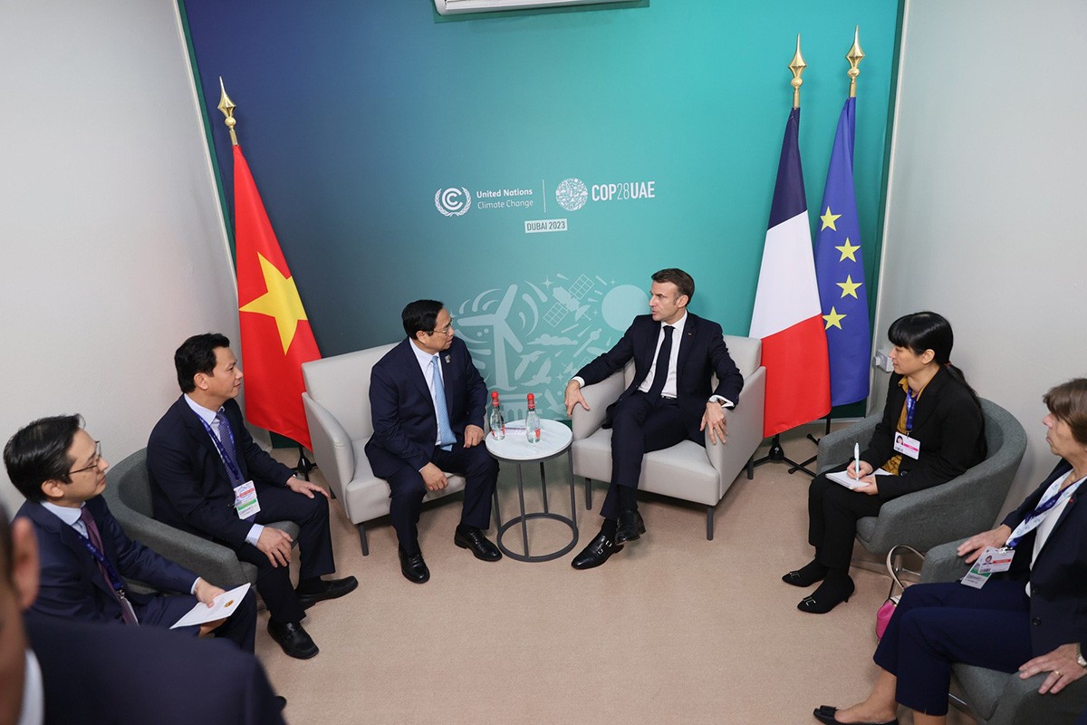 Thủ tướng gặp Tổng thống Pháp, (Nguồn: VGP)