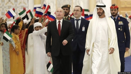 Tổng Nga thăm UAE,  tìm kiếm sự ủng hộ từ Trung Đông