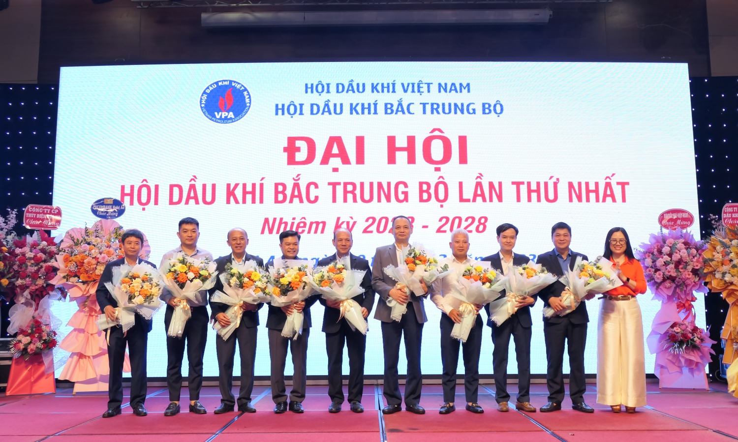 BCH Hội Dầu khí Bắc Trung Bộ nhiệm kỳ 2023-2028 ra mắt tại Đại hội