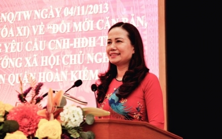 Bà Vương Hương Giang giữ chức Phó Giám đốc Sở Giáo dục và Đào tạo Hà Nội
