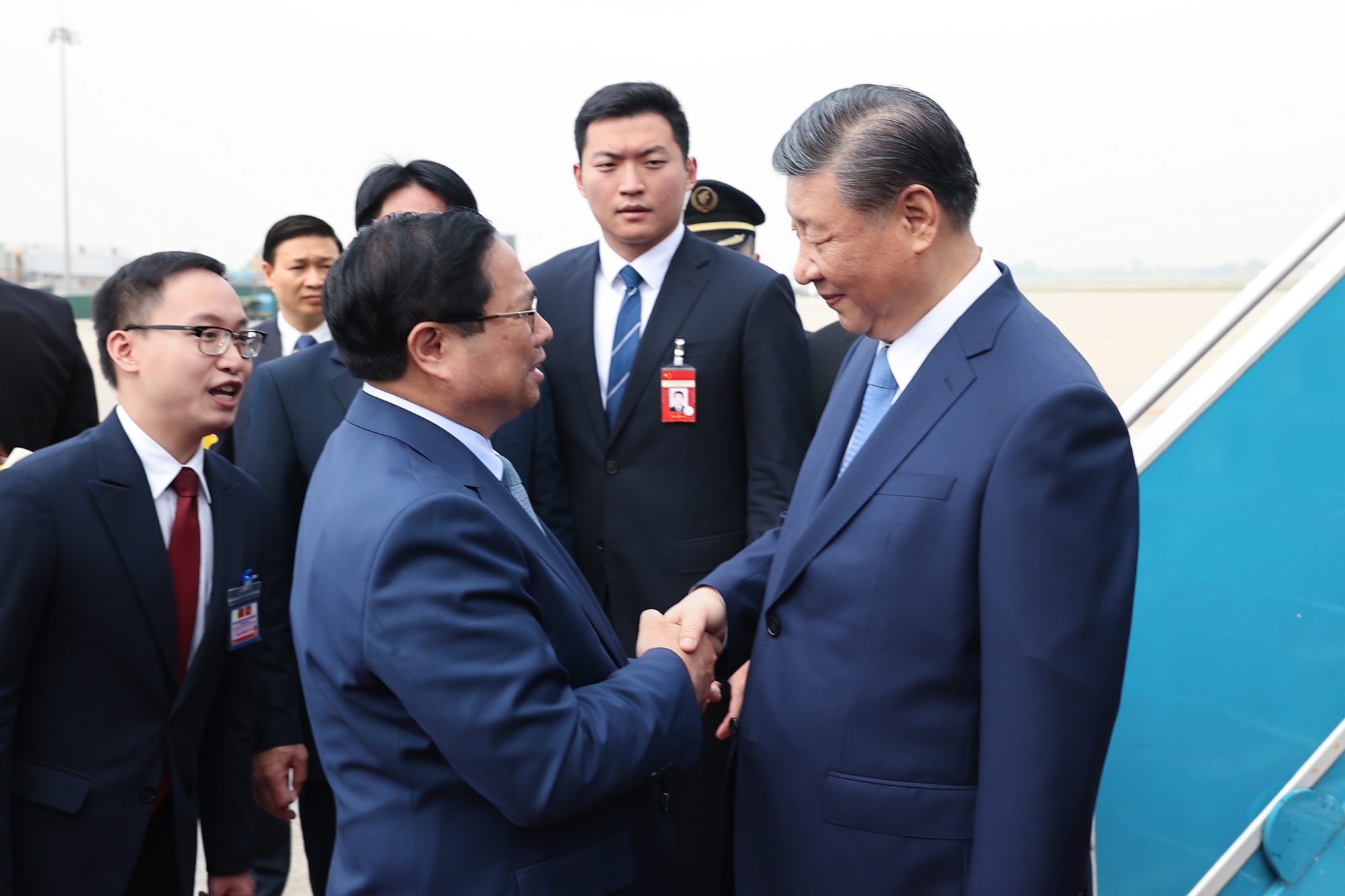 Tổng Bí thư Nguyễn Phú Trọng chủ trì lễ đón cấp Nhà nước Tổng Bí thư, Chủ tịch Trung Quốc Tập Cận Bình- Ảnh 12.